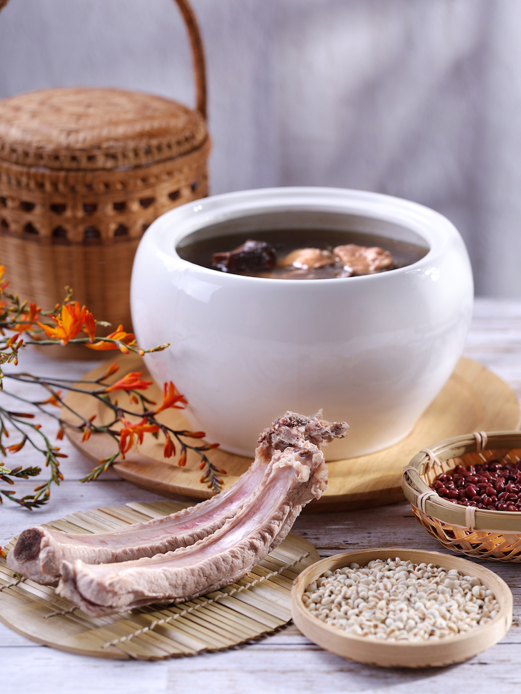 木棉花赤豆炖精肉排